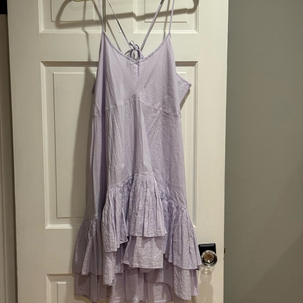J crew beach dress never worn, light purple